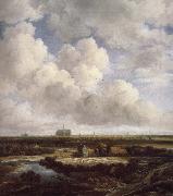 Jacob van Ruisdael View of Haarlem with Bleaching Grounds oil painting reproduction